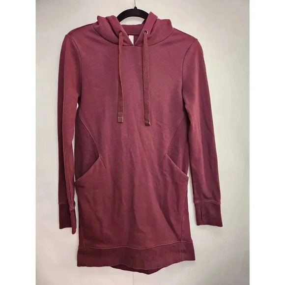 Athleta Burgundy Triumph Hoodie Size XS. - Picture 2 of 8